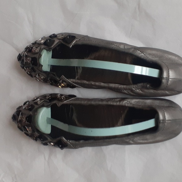 Miu miu pointy toe flats with rhinestones 38 / 7.5 - Picture 6 of 11